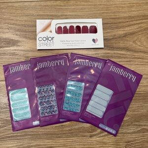 Jamberry and Color Street Nail Polish Strips Set